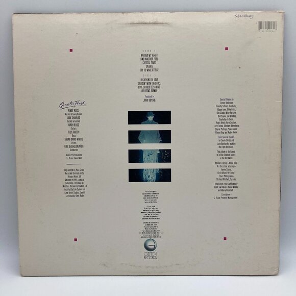 Vintage QuarterFlash Self Titled Vinyl Record Album LP - Picture 2 of 6